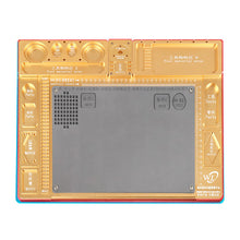 Load image into Gallery viewer, WL Aluminum Alloy Microscope Base High Heat Resistance Maintenance Tools Organizer Desk Mat Phone PCB Repair Stand Platform